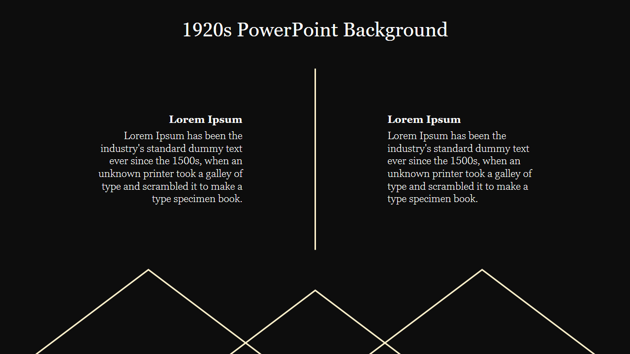 Free - Extraordinary 1920s PowerPoint Background Diagram For You